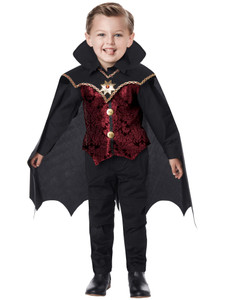 Swanky Vampire Dracula Gothic Count Horror Halloween Toddler Boys Costume Swanky Vampire Dracula Gothic Count Horror Halloween Toddler Boys Costume
