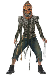 Pumpkin Creature Horror Monster Creepy Spooky Halloween Boys Costume Pumpkin Creature Horror Monster Creepy Spooky Halloween Boys Costume