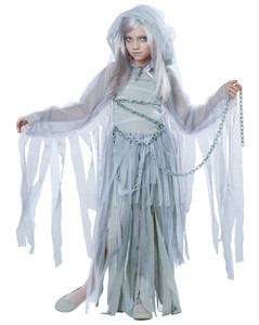 Haunting Beauty Ghost Bride Spirit Horror Halloween Dress Up Girls Costume Haunting Beauty Ghost Bride Spirit Horror Halloween Dress Up Girls Costume