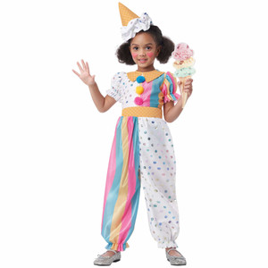 Sweet Treats Clown Circus Funny Party Book Week Toddler Girls Costume Sweet Treats Clown Circus Funny Party Book Week Toddler Girls Costume