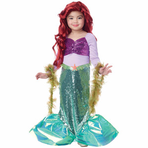Marvelous Mermaid Princess Ariel Story Book Week Toddler Girl Costume Marvelous Mermaid Princess Ariel Story Book Week Toddler Girl Costume