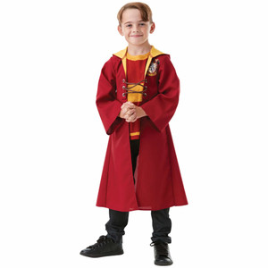 Quidditch Hooded Robe Harry Potter Book Week Child Unisex Boys Girls Costume 6-8