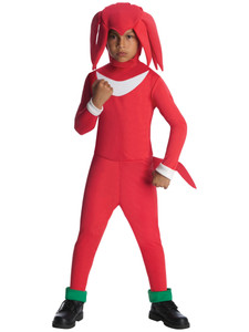 Knuckles Sonic the Hedgehog Deluxe Sega Video Game Movie Child Boys Costume Knuckles Sonic the Hedgehog Deluxe Sega Video Game Movie Child Boys Costume