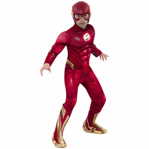 The Flash Deluxe DC Comic Movie Superhero Child Boys Costume The Flash Deluxe DC Comic Movie Superhero Child Boys Costume