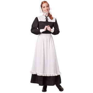 Pilgrim Colonial Olden Day Pioneer Victorian Thanksgiving Womens Costume Pilgrim Colonial Olden Day Pioneer Victorian Thanksgiving Womens Costume