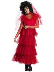 Lydia Deetz Wedding Dress Beetlejuice Movie Horror Adult Womens Costume Lydia Deetz Wedding Dress Beetlejuice Movie Horror Adult Womens Costume