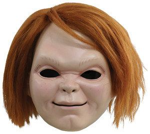 Curse of Chucky Childs Play Horror Movie Doll Mens Costume Vacuform Mask & Hair Curse of Chucky Childs Play Horror Movie Doll Mens Costume Vacuform Mask & Hair