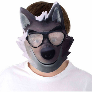 Mr Wolf Richie The Bad Guys Movie Child Boys Costume 3D shaped Foam Face Mask Mr Wolf Richie The Bad Guys Movie Child Boys Costume 3D shaped Foam Face Mask