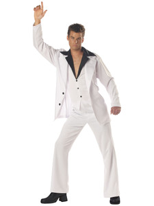 Disco Dude Tony Saturday Night Suit 70s Adult Mens Costume Disco Dude Tony Saturday Night Suit 70s Adult Mens Costume