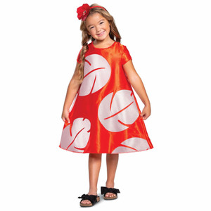 Lilo Classic Disney Lilo & Stitch Cartoon Movie Child Girls Costume S Lilo Classic Disney Lilo & Stitch Cartoon Movie Child Girls Costume S
