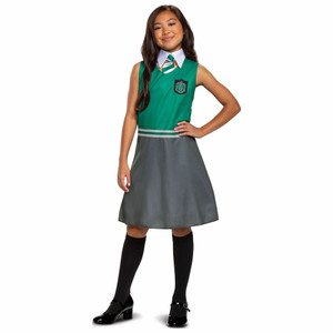 Slytherin Dress Classic Harry Potter Movie Book Week Child Girls Costume Slytherin Dress Classic Harry Potter Movie Book Week Child Girls Costume