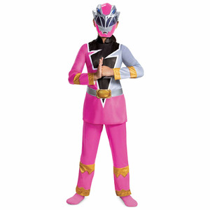 Pink Ranger Deluxe Power Rangers Dino Fury Superhero Child Girls Costume Pink Ranger Deluxe Power Rangers Dino Fury Superhero Child Girls Costume