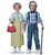 Old Lady Granny Grandma 100 Days of School Book Week Child Girls Costume Kit