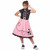 50s Sweetheart Greaser Pink Rock Roll Sock Hop Book Week Girls Costume
