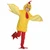 Fuzzy Chicken Chick Rooster Animal Farm Unisex Child Boys Girl Costume 7-10