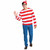 Waldo Classic Wheres Waldo Wally Story Book Week Teen Boys Mens Costume M