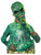 Hazardous Waste Trash Garbage Bin Barrel Monster Zombie Halloween Boys Costume