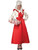 Mrs Claus Pinafore Dress With Apron Santa Christmas Adult Womens Costume