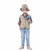 100 Days And Gone Fishing Old Man Grandpa 100 Days of School Child Boys Costume