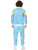 Shell Suit 80s Sport Funky Blue Adult Mens Costume Tracksuit