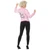 Pink Lady 50s Ladies Rock Roll Retro Grease Adult Womens Costume Jacket Plus XL