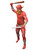 Jaw Dropper Red Orc Horror Monster Halloween Adult Mens Costume Morphsuit Jaw Dropper Red Orc Horror Monster Halloween Adult Mens Costume Morphsuit