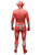 Jaw Dropper Red Orc Horror Monster Halloween Adult Mens Costume Morphsuit
