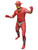 Jaw Dropper Red Orc Horror Monster Halloween Adult Mens Costume Morphsuit