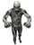 Skull And Bones Horror Zombie Halloween Adult Mens Costume Morphsuit