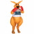 Kangaroo Wild Animal Australian Day Inflatable Unisex Adult Mens Costume