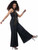 Lets Dance Disco Jumpsuit 70s Dancing Queen Retro Adult Womens Costume