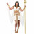 Queen Cleopatra Egyptian Ancient Egypt Nile White Gold Adult Womens Costume