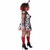 Twisted Clown Horror Joker Evil Jester Circus Adult Womens Costume Plus