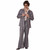 70s Plaid Stallion Leisure Suit Disco Groovy Retro Hippie Adult Mens Costume