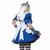 Mad Alice Adventures in Wonderland Deluxe Rabbit March Hare Womens Costume