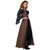 Medieval Renaissance Brown Pirate Beer Maid Marion Womens Costume Overdress
