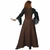 Medieval Renaissance Brown Pirate Beer Maid Marion Womens Costume Overdress