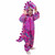 Pink Roarin Rex T-Rex Dinosaur Toddler Girls Costume 18-36M