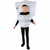 Skibidi Toilet Inflatable Boys Costume