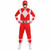 Red Ranger Power Rangers Men Costume