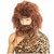 Caveman Prehistoric Brown Mens Wig and Beard