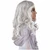 Glow in the Dark Ghost White Grey Girls Wig