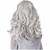 Glow in the Dark Ghost White Grey Girls Wig