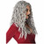 Gray Crinkle Dreads Voodoo Pirate Viking Womens Wig