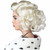 Devilish Diva Black and White Story Book Girls Wig