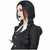 Dark Braids Spooky Goth Girl Black Womens Wig