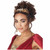 Greco-Roman Goddess Curly Brunette Womens Hair Piece