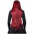 Red Witch Extra Long Cosplay Medieval Gothic Womens Wig