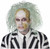 Ghost Haunt Horror Mens Wig with Bald Cap