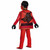 Kai Deluxe Red Lego Ninjago Master of Spinjitzu Child Dress Up Boys Costume